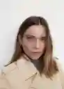 Abrigo Trench Angela Beige Talla 26 Mujer Mango