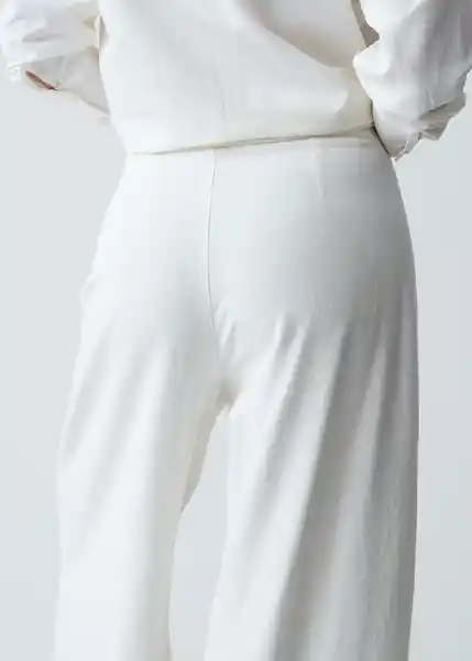 Pantalón Maia Mujer Crudo Puro Claro Talla 6 433G371 Naf Naf