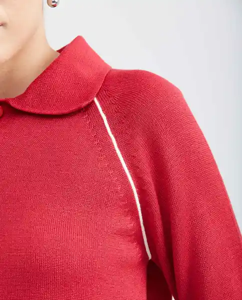 Suéter Retro Femenino Rojo Subido Oscuro XS Chevignon