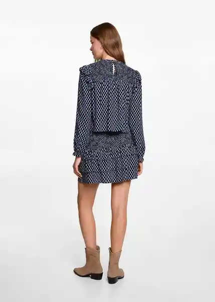 Falda Spiritf Navy Talla 19 Teen Niñas Mango