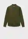 Camisa Parrot Verde Talla L Hombre Mango