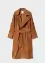 Gabardina Trench Valerie2 Camel Talla XS Mujer Mango