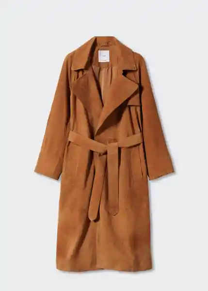 Gabardina Trench Valerie2 Camel Talla XS Mujer Mango