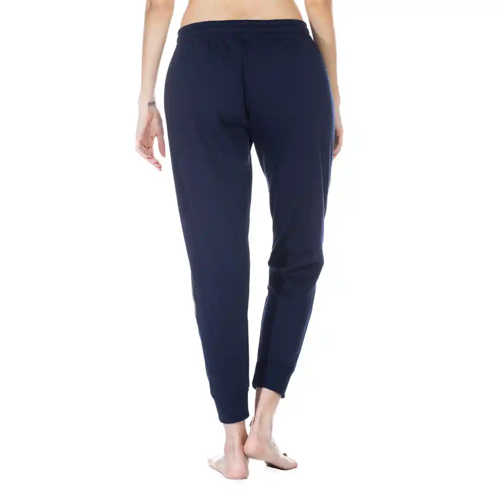 Pantalón Jogger Classic Logo Femenino Azul-L