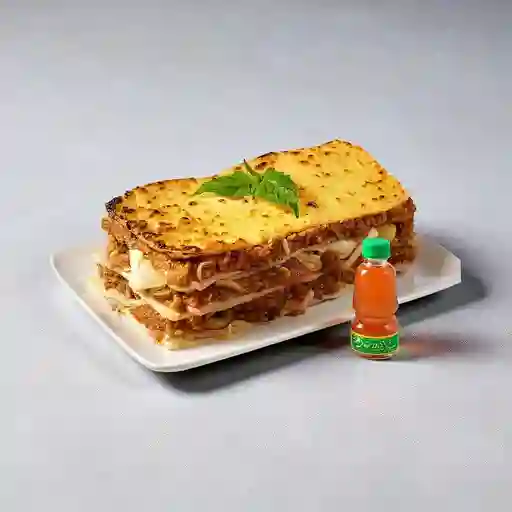 Pollo Jamón&Champiñón + Mr. Tea Durazno 500ml