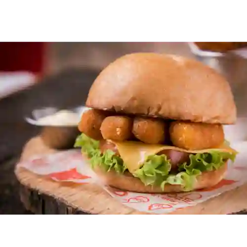 Cheese Finger Burger + Papas