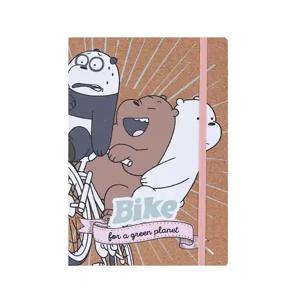 Libreta de Tapa Dura A5 Osos Escandalosos 5.0 96 Hojas Miniso