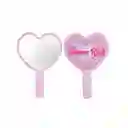 Espejo de Mano Forma Corazón Serie Cherry Valentine Miniso