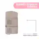 Cartera Para Mujer Con Hebilla Dorada Beige Serie Miniso