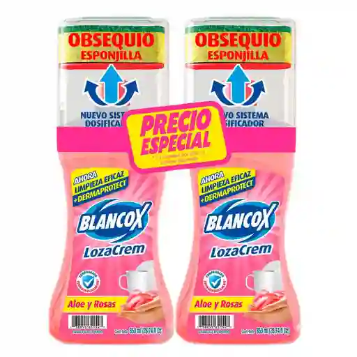 Blancox Lavaloza Lozacrem Aloe + Esponjilla