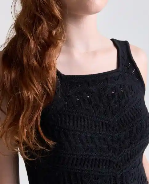 Camisa Mujer Negro Talla XL 619G009_NEG194007 Americanino