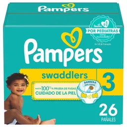 Pañales Pampers Swaddlers Etapa 3 26 Und​
