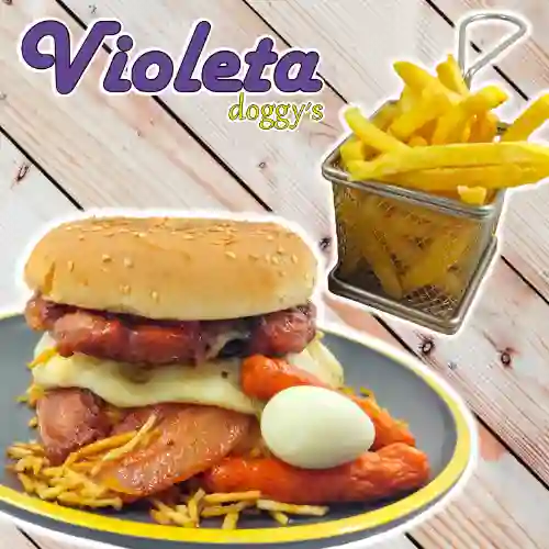 Hamburguesa Violeta