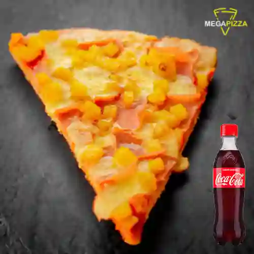 Combo Pizza Hawaiana + Coca-Cola Sabor Original 400 ml