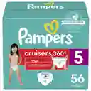 Pañal Pampers Cruisers 360 Talla 5 56 Und