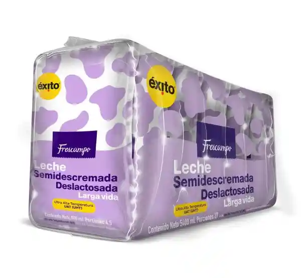 Frescampo Pack Leche Uht Semi Deslactosada