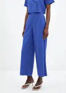 Pantalón Susi-H Azul Talla XS Mujer Mango