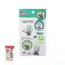 Sticker Zoro y Luffy Serie One Piece Miniso