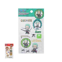 Sticker Zoro y Luffy Serie One Piece Miniso
