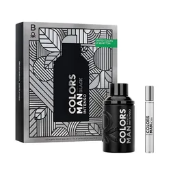 Estuche Benetton Colors Black Intenso Edt For Men