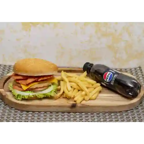 Combo Hot Chicken Burger