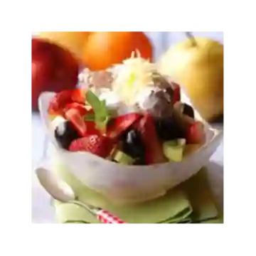 Ensalada y Helado