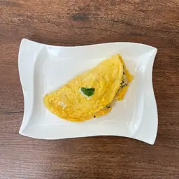 Omelette Pollo Espinaca
