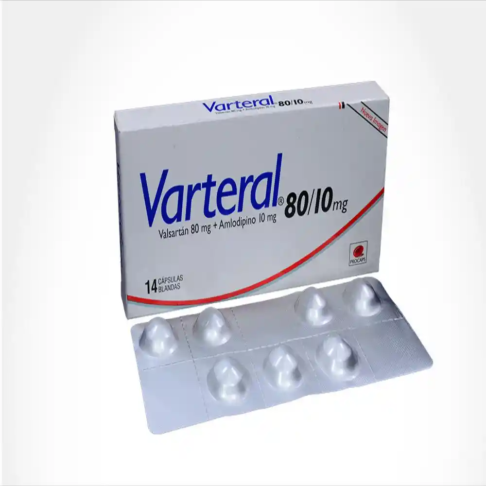 Varteral Cápsulas (80 mg / 10 mg)