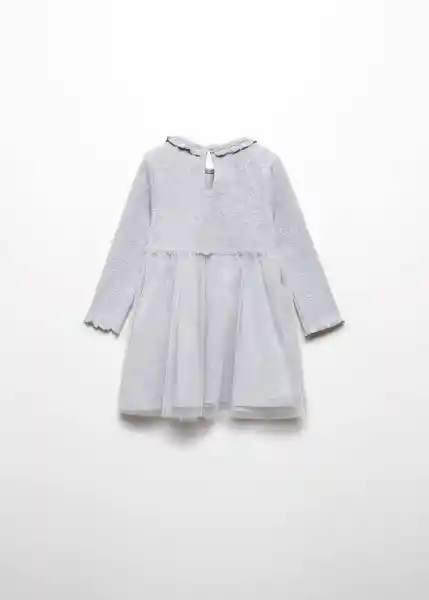 Vestido Tully Gris Medio Vigore Talla 71 Niña Mango