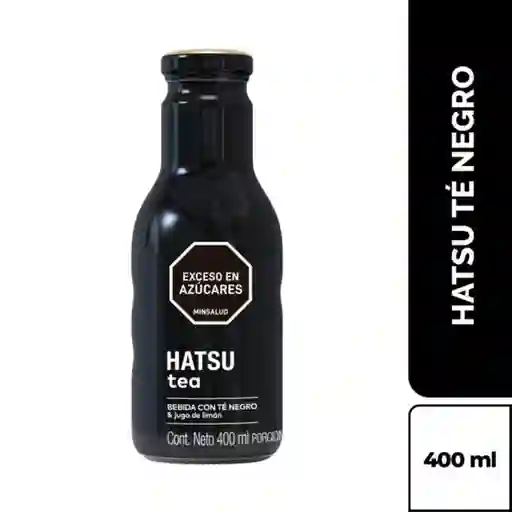 Hatsu té Negro Vidrio 400 mL