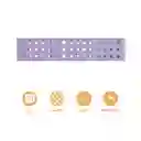 Organizador Plástico Apilable Serie Púrpura Miniso