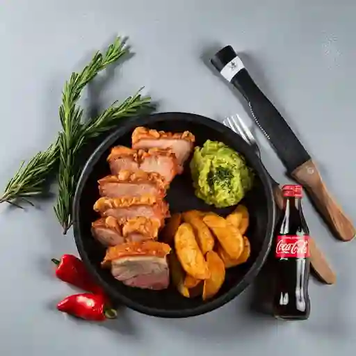 Combo Panceta de Cerdo Al Barril +Cocacola Orig 400ml