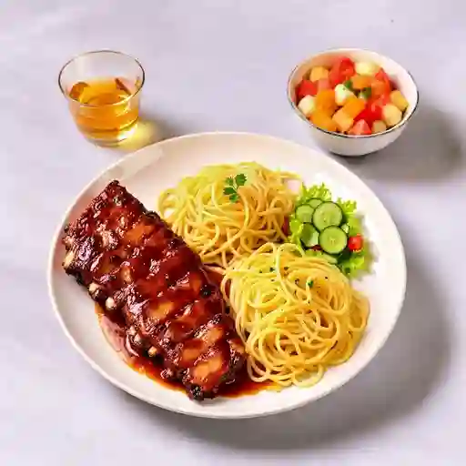 Combo 4: Costillita De Cerdo Bbq