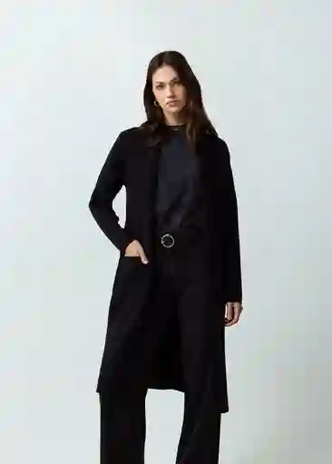 Gaban Tejido Mujer Negro Puro Ultra Oscuro Talla L 582G077 Naf Naf