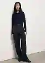 Jersey Basikina Navy Talla S Mujer Mango