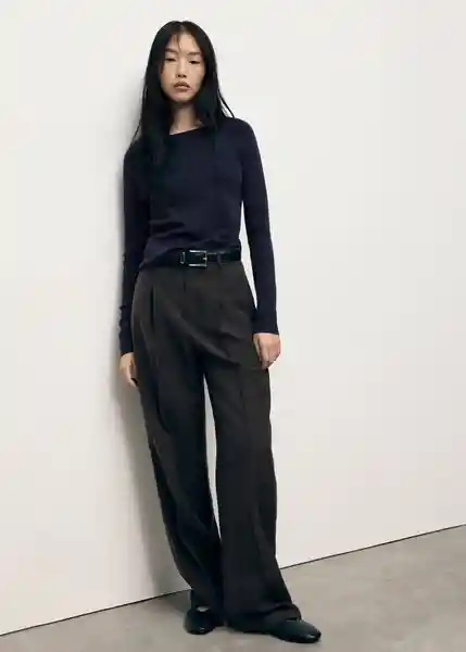 Jersey Basikina Navy Talla S Mujer Mango