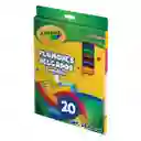 Crayola Marcadores Colores Lavables Super Tips 20 Unidades