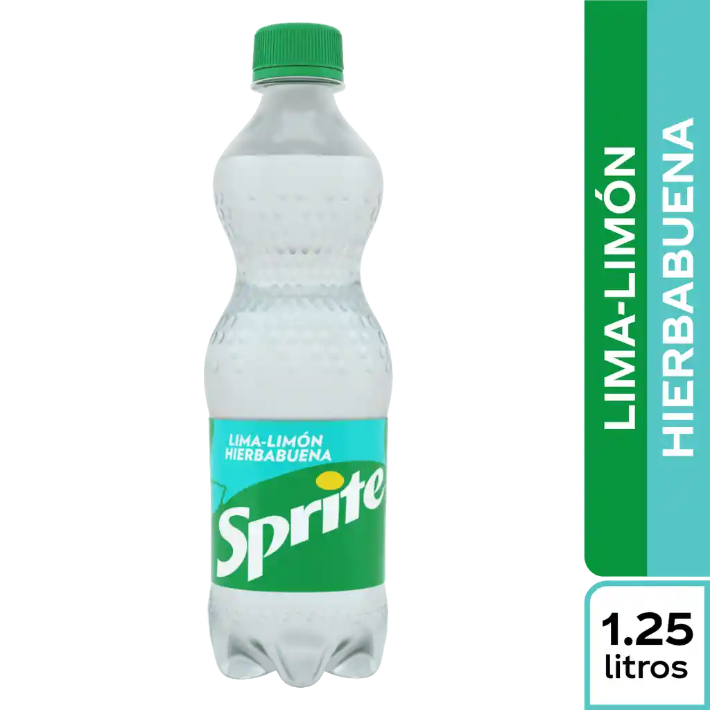 Sprite Bebida Gaseosa Sabor a Lima Limón con Hierbabuena