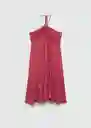 Vestido Pink Fresa Talla 20 Niñas Mango