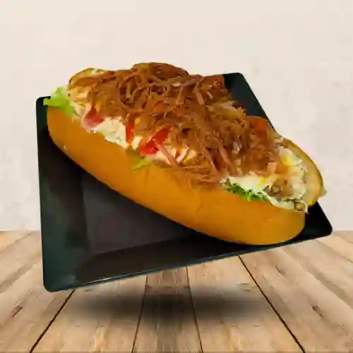 Bronto pepito de carne desmechada