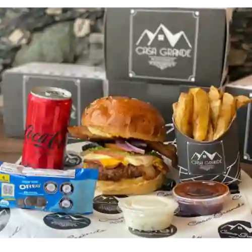 Combo hamburguesa clásica