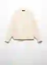Abrigo Grandes Crudo Talla M Mujer Mango