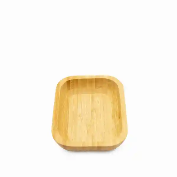 Tazón Rectangular en Bambú 13 x 10 cm Ambiente Gourmet