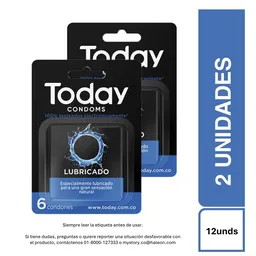 2 x Today Condón Lubricado