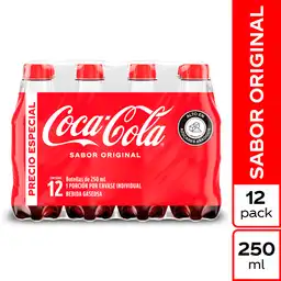 Coca-Cola Gaseosa Sabor Original 250 mL