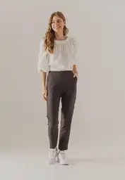 Pantalón Con Elástico Negro Talla 6