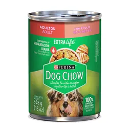 Comida húmeda para perro DOG CHOW® adulto pollo x 368 gr
