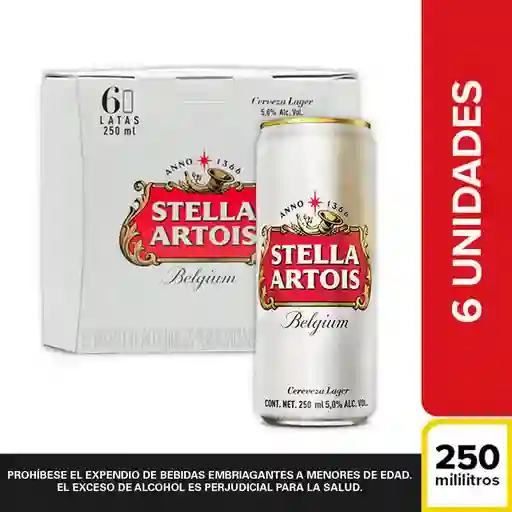Stella Artois Cerveza Lata