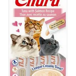 Churu Snacks Inabachuru para Gato de Atún y Salmón