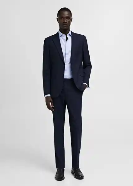 Camisa Masnou Celeste Talla L Hombre Mango